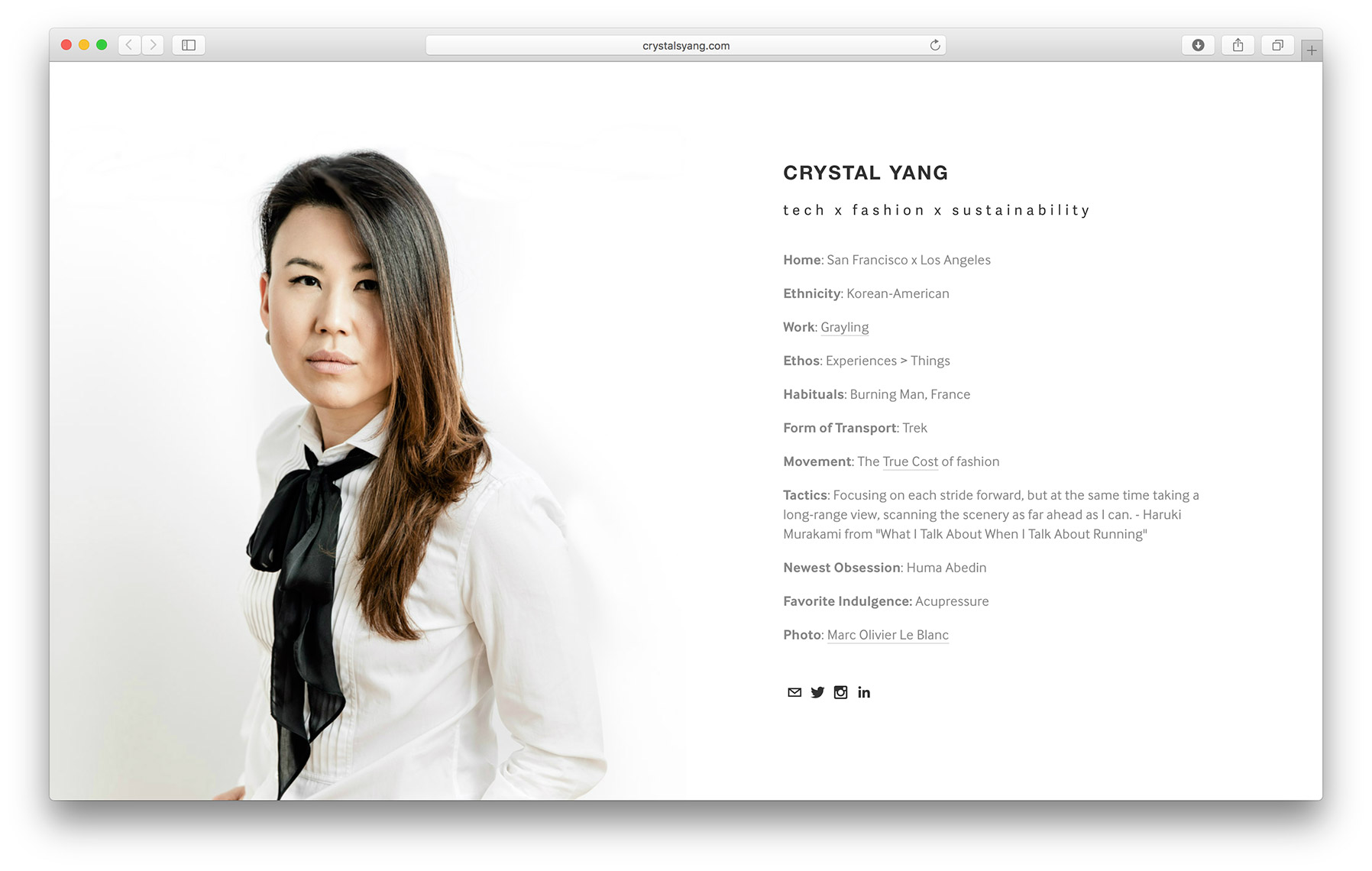 San Francisco Portrait photographer Marc Olivier Le Blanc, advertising, editorial, Lifestyle.